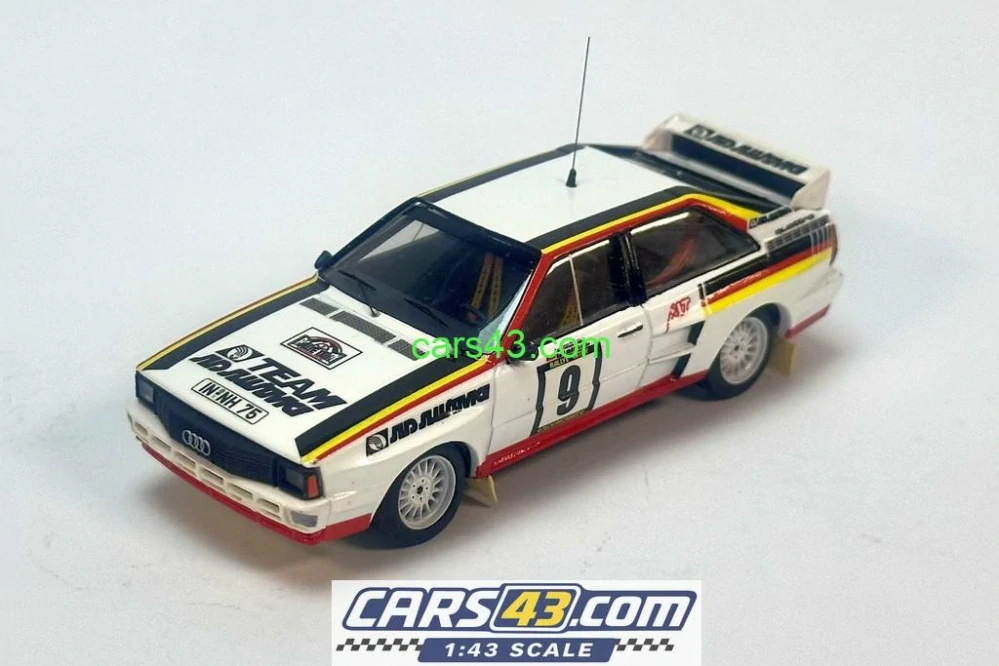 Dekály Audi Quattro Rallye Tatry 1985 1:43