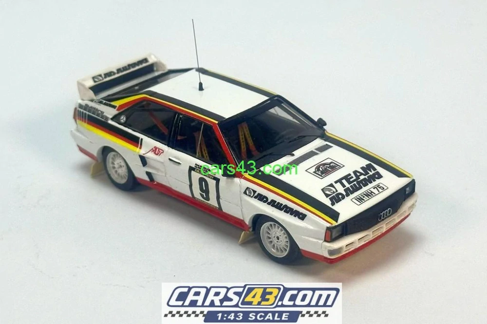 Dekály Audi Quattro Rallye Tatry 1985 1:43