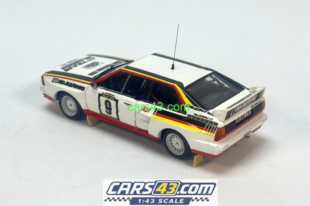 Dekály Audi Quattro Rallye Tatry 1985 1:43