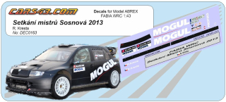 Dekál WRC Setkání mistrů 2013