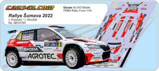 F EVO Rallye Šumava 2022