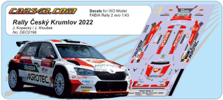 F EVO Rally Krumlov 2022
