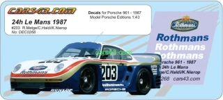 Porsche 961 24h Le Mans 1987