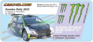 Doplňkový dekál na rally RS