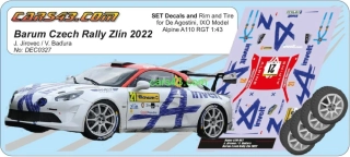 SET - Alpine A110 RGT Barum Rally 2022