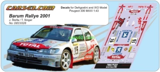 P 306 MAXI Barum Rallye 2001