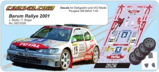 SET na P 306 MAXI Barum Rallye 2001