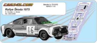Š 200 RS Rallye Škoda 1975