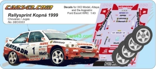 SET na přestavbu Escort WRC Rallysprint Kopná 1999
