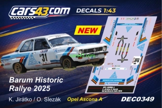 Dekály Ascona A Barum Historic Rally 2025