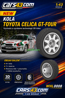 Kola na model Toyota Celica GT-FOUR