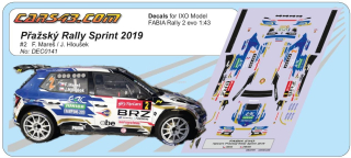 Pražský Rally Sprint 2019